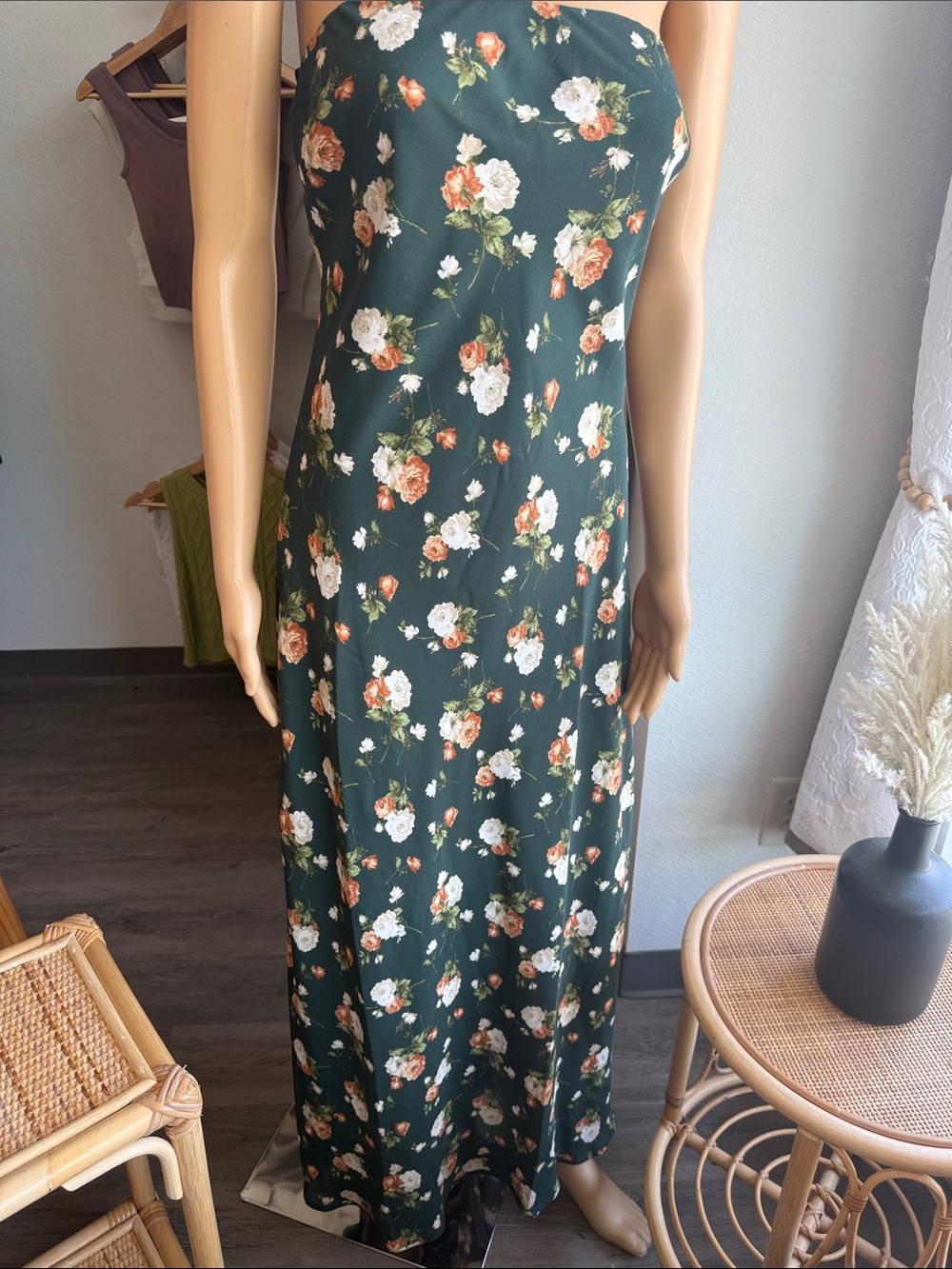Floral Black Maxi Skirt - Picture 6 of 6